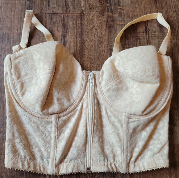 RARE Vintage Victorias Secret Lace Corset Bustier – ILGWU Gold Tag | Made in USA - Picture 1 of 7